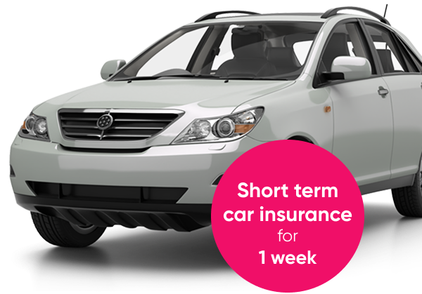 one week car insurance silver car